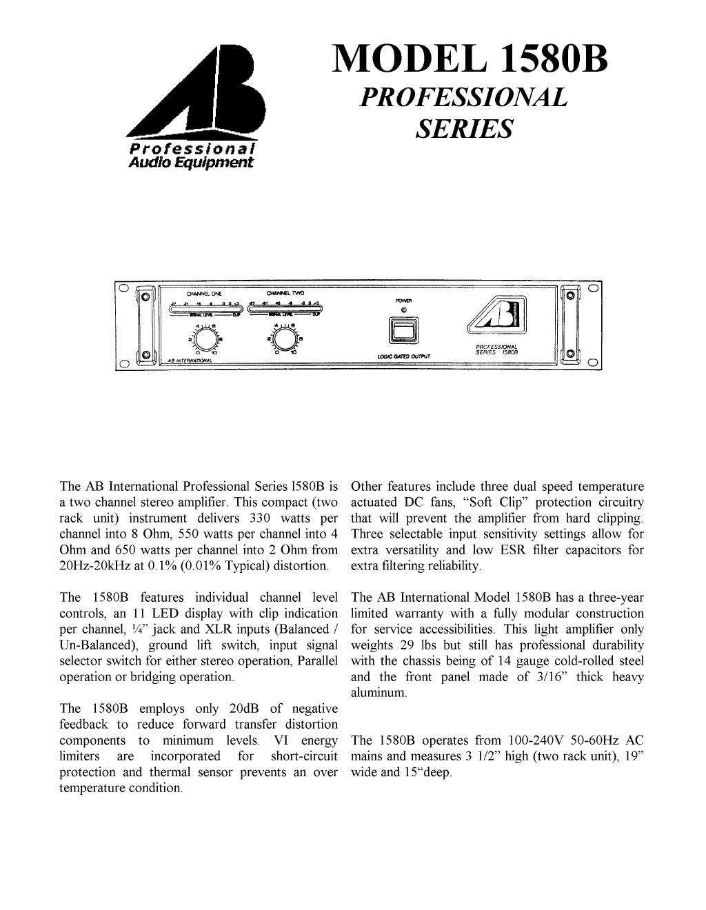 ab international 1580 b brochure