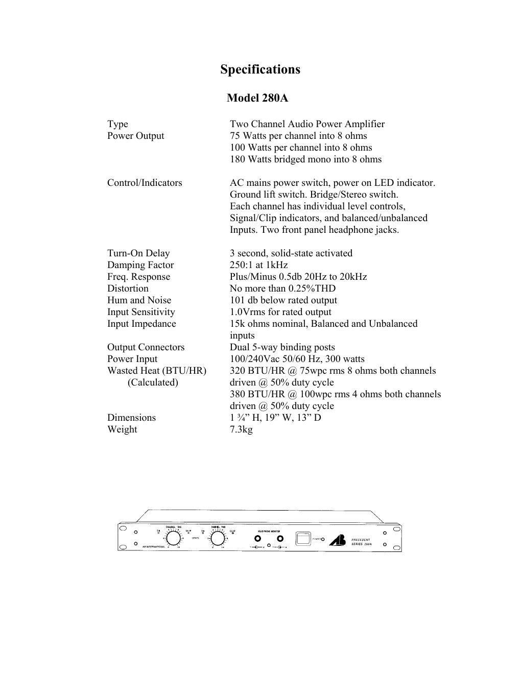 ab international 280 a brochure