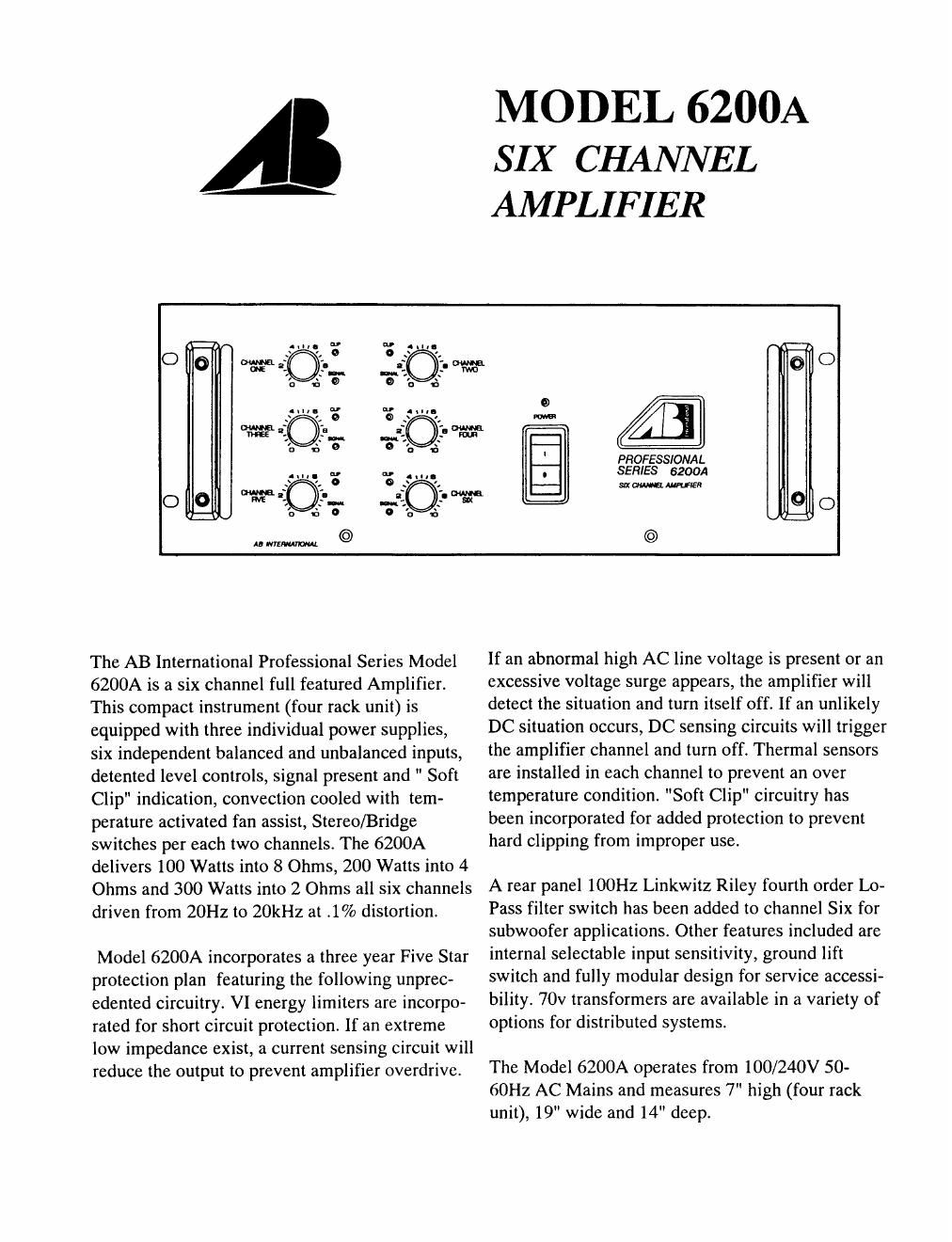 ab international 6200 a brochure