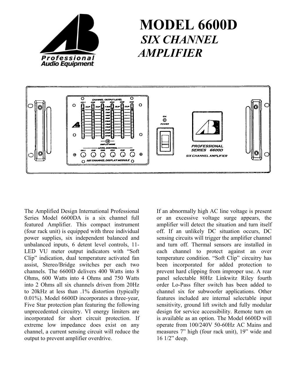 ab international 6600 d brochure