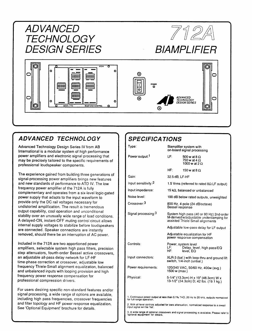 ab international 712 a brochure