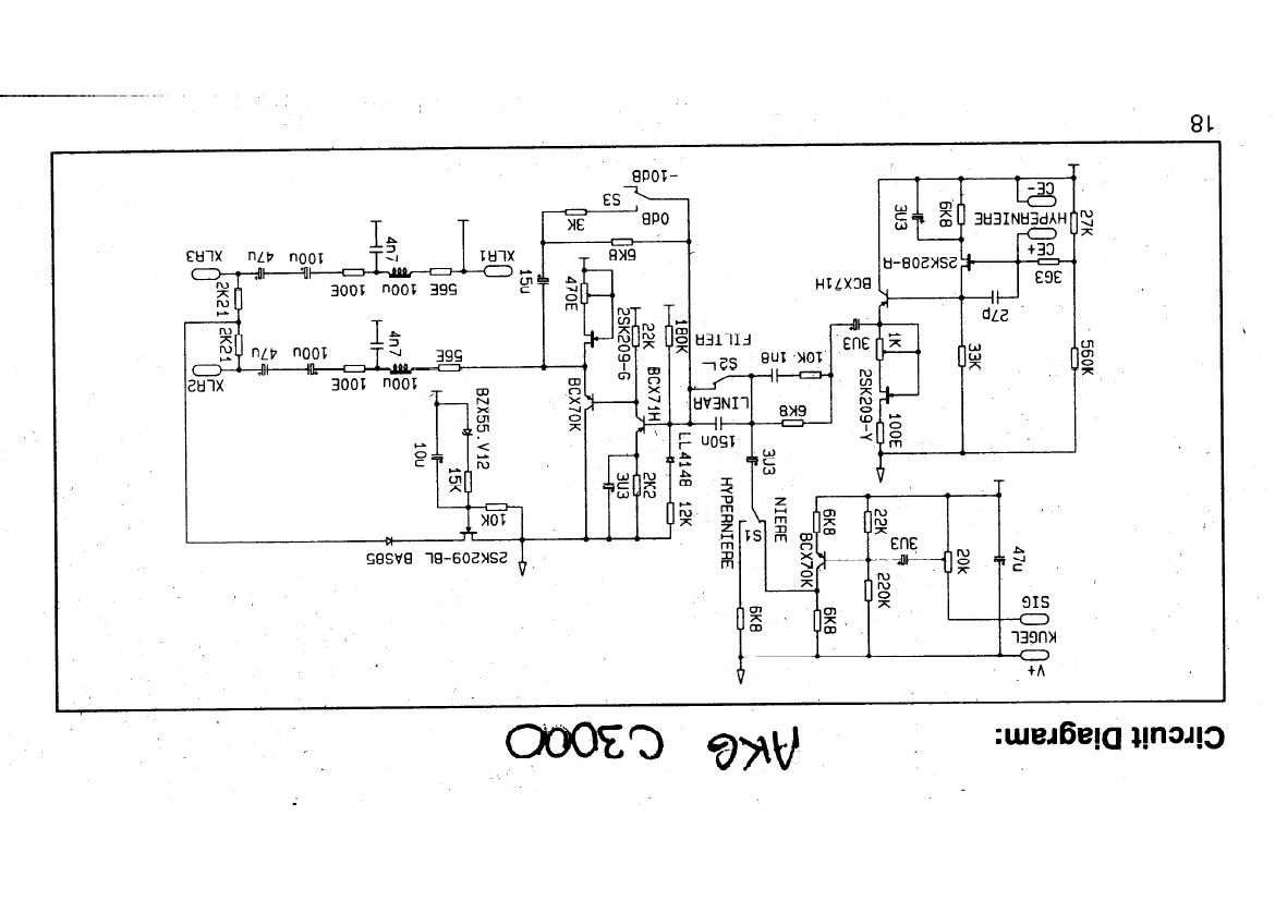 AKG C3000 Schematic