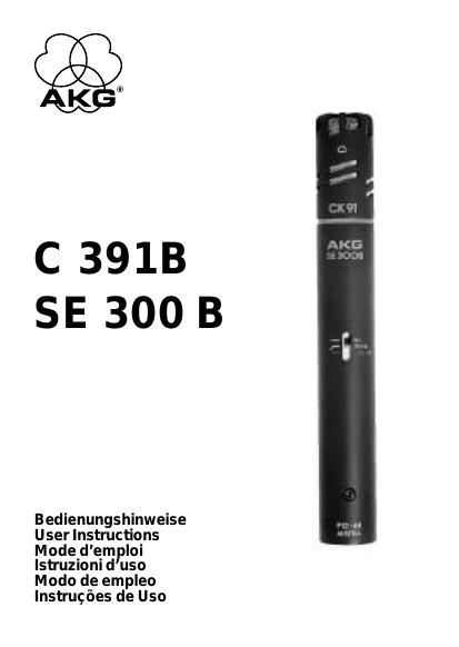 akg c 319 b owners manual