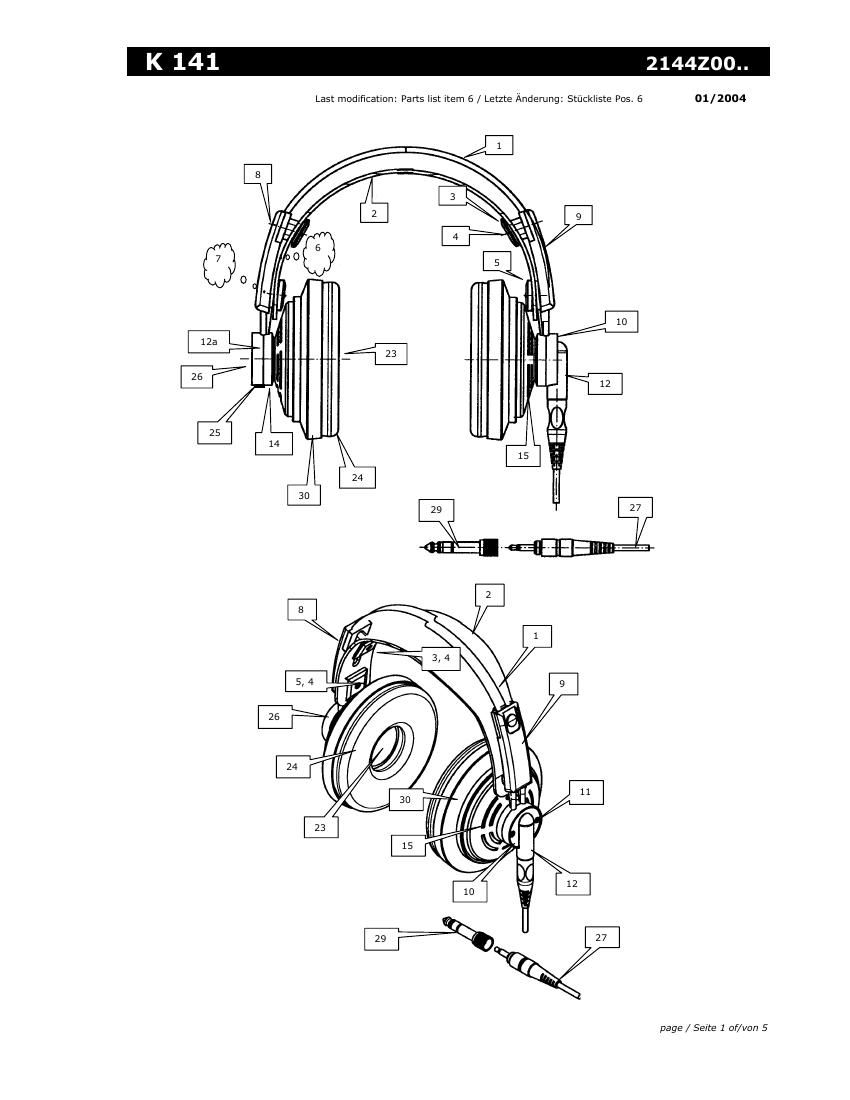 akg k 141 service manual