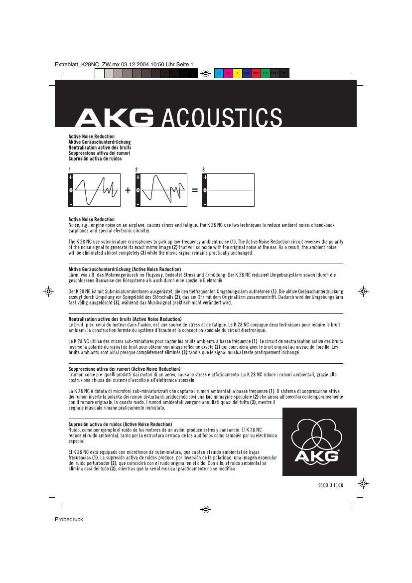 akg k 28 nc owners manual