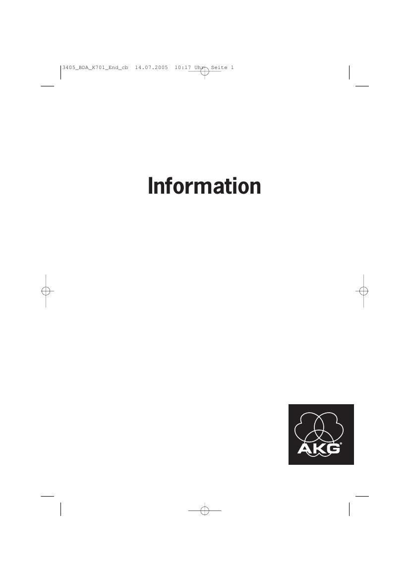 akg k 701 owners manual