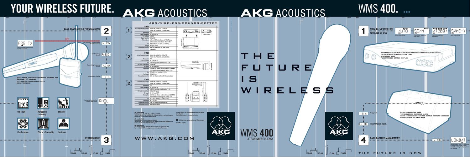 akg wms 400 brochure