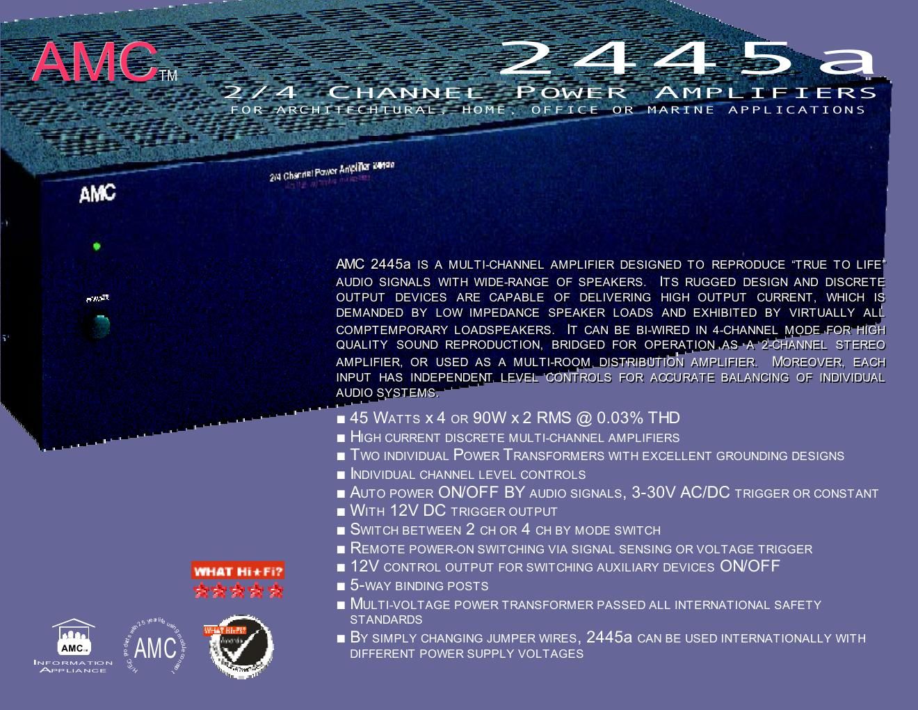 amc 2445 a brochure