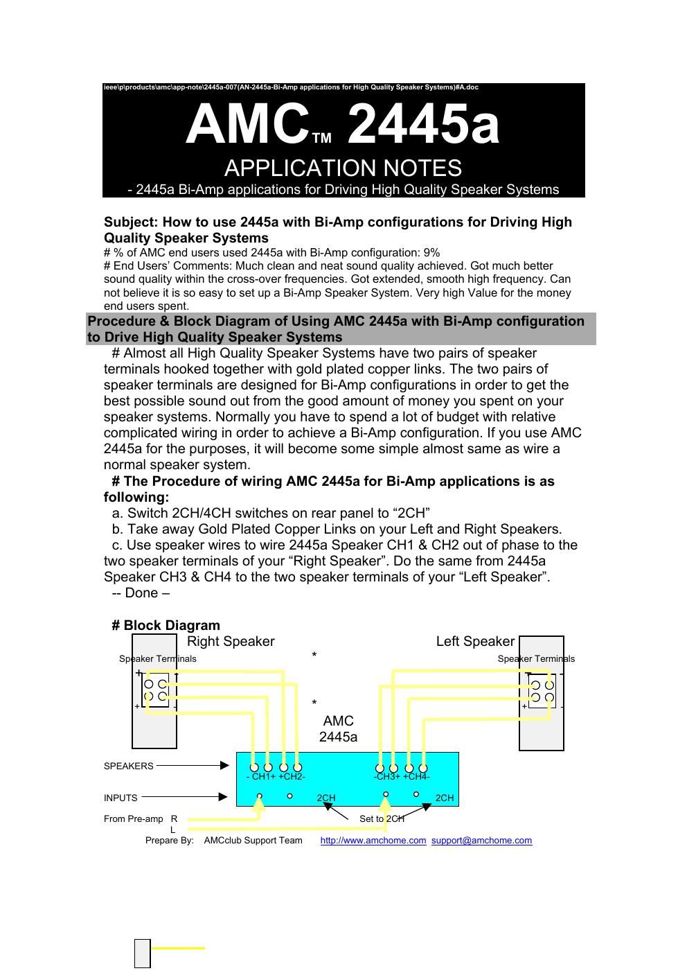 amc 2445 a owners manual