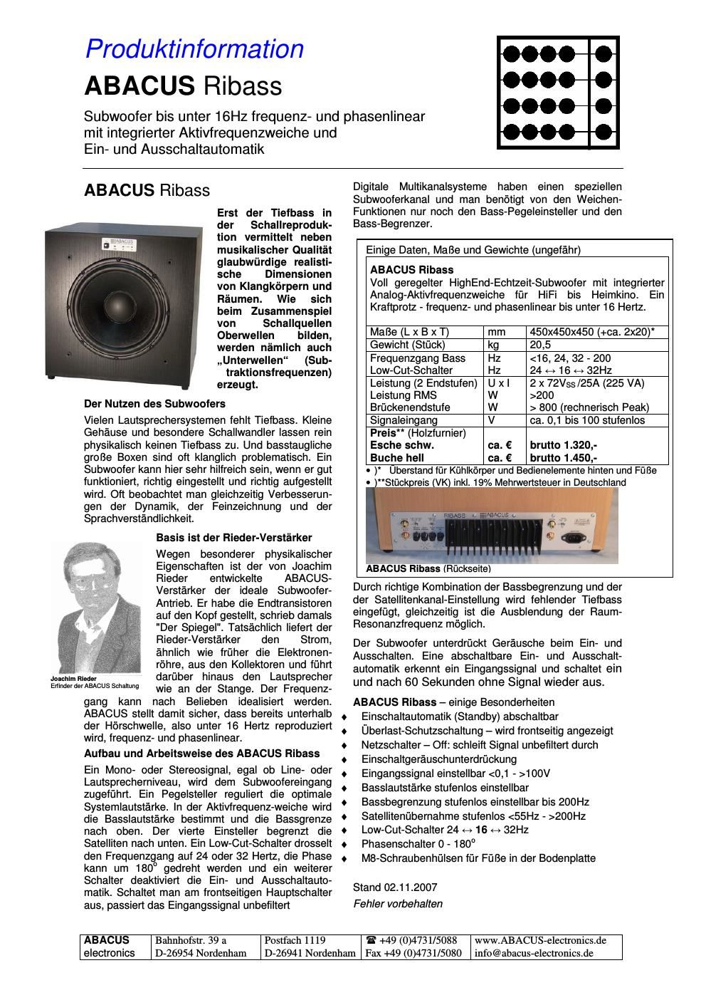 abacus ribass brochure