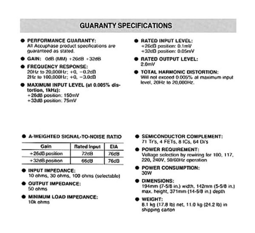 accuphase c 17 owners manual