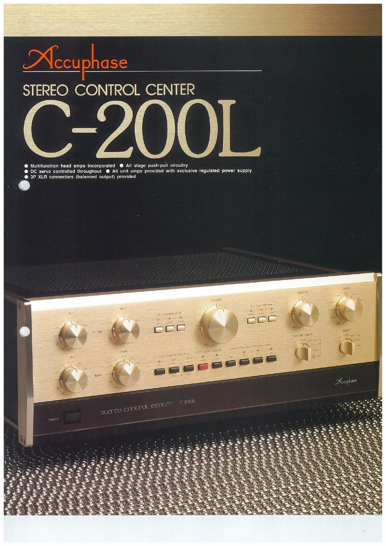 Accuphase C 200 L Brochure