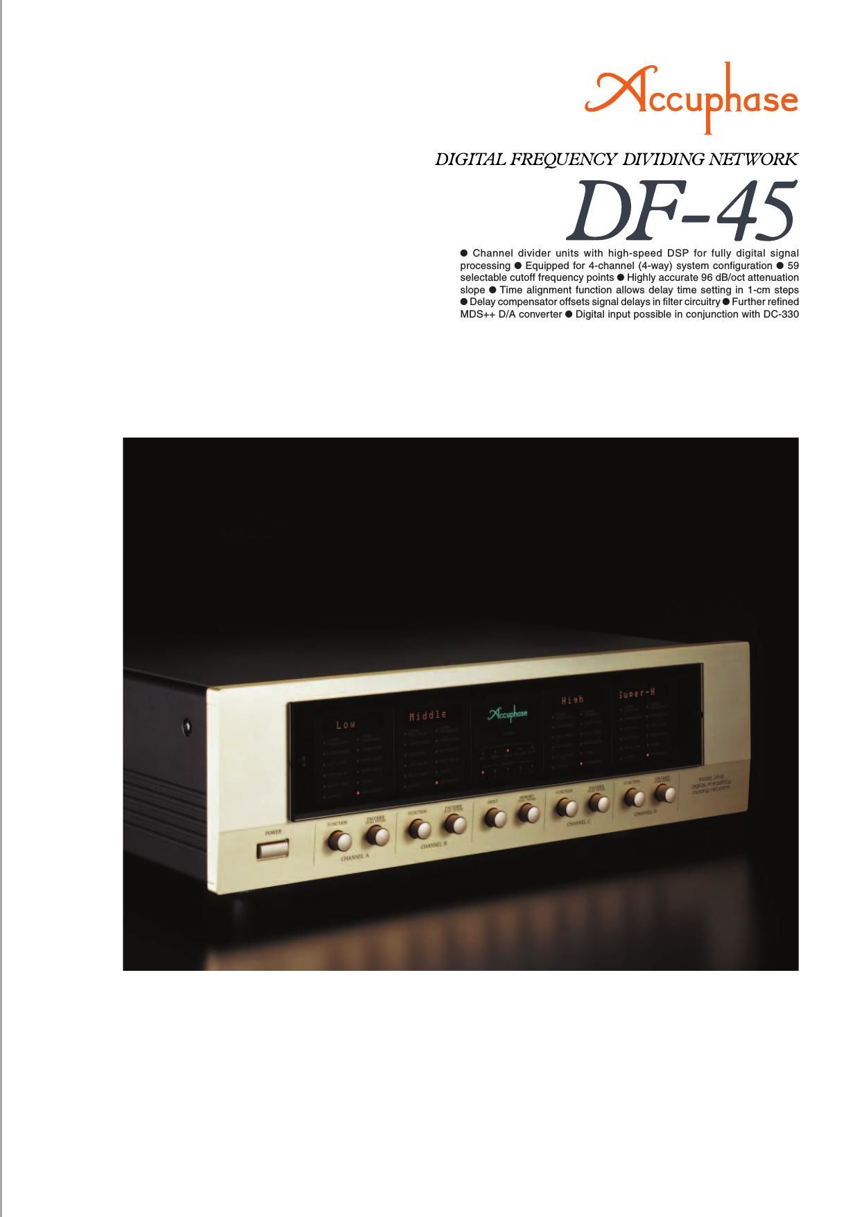 Accuphase DF 45 Brochure