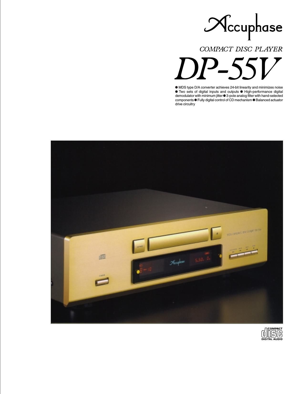 Accuphase DP 55 V Brochure