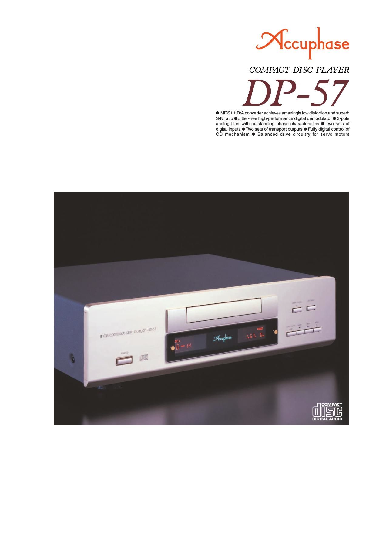 Accuphase DP 57 Brochure