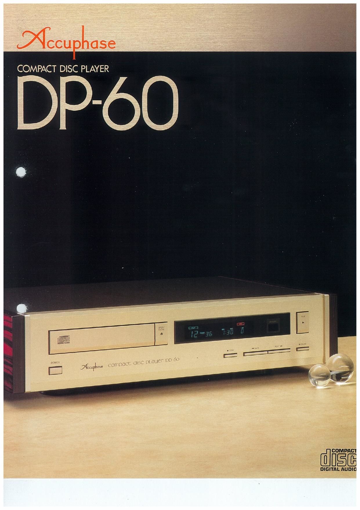 Accuphase DP 60 Brochure