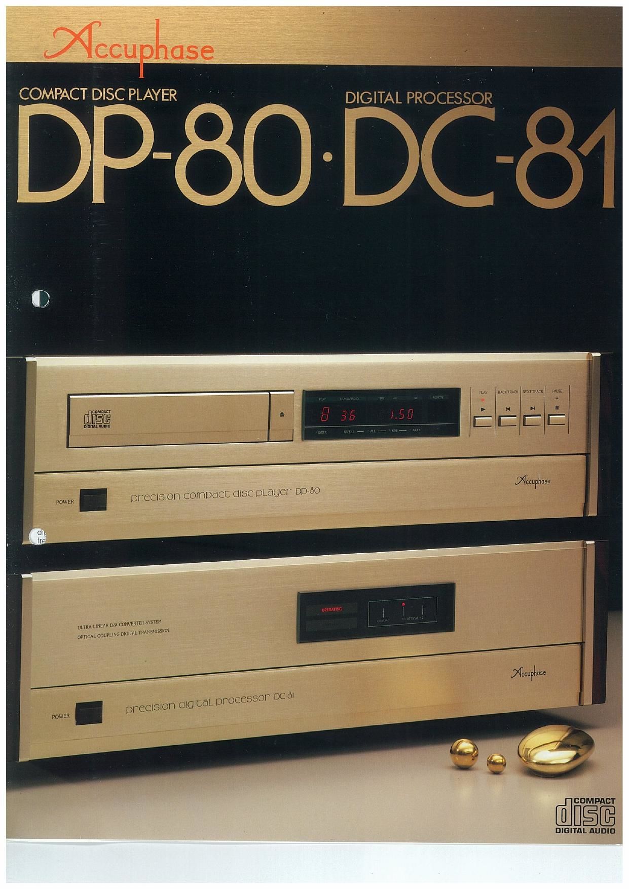 Accuphase DP 80 Brochure