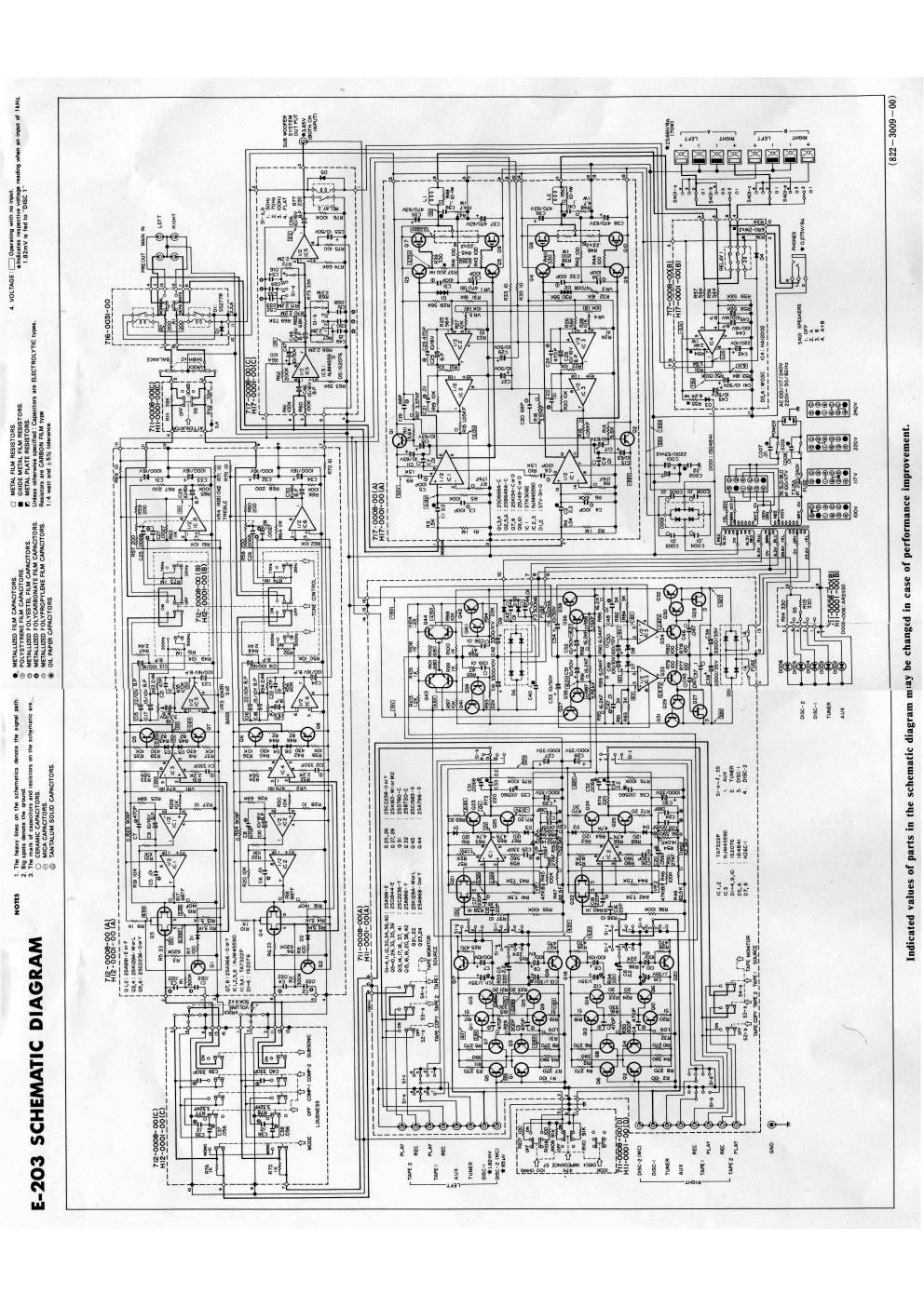 Accuphase E203 int schematics