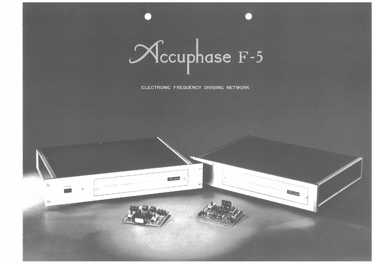 Accuphase F 5 Brochure