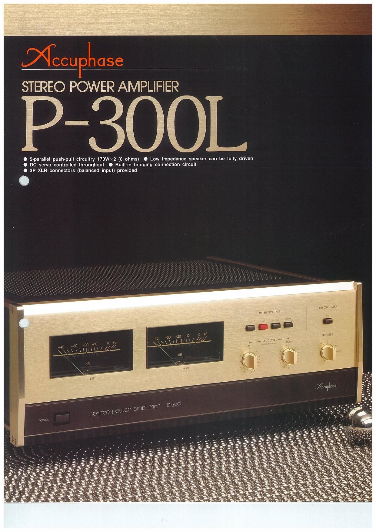 Accuphase P 300 L Brochure