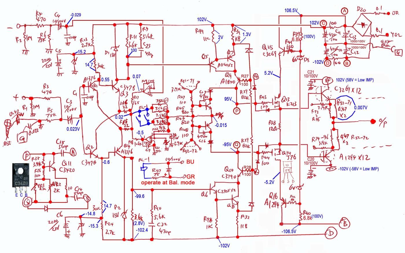 Accuphase P700 pwr schematics