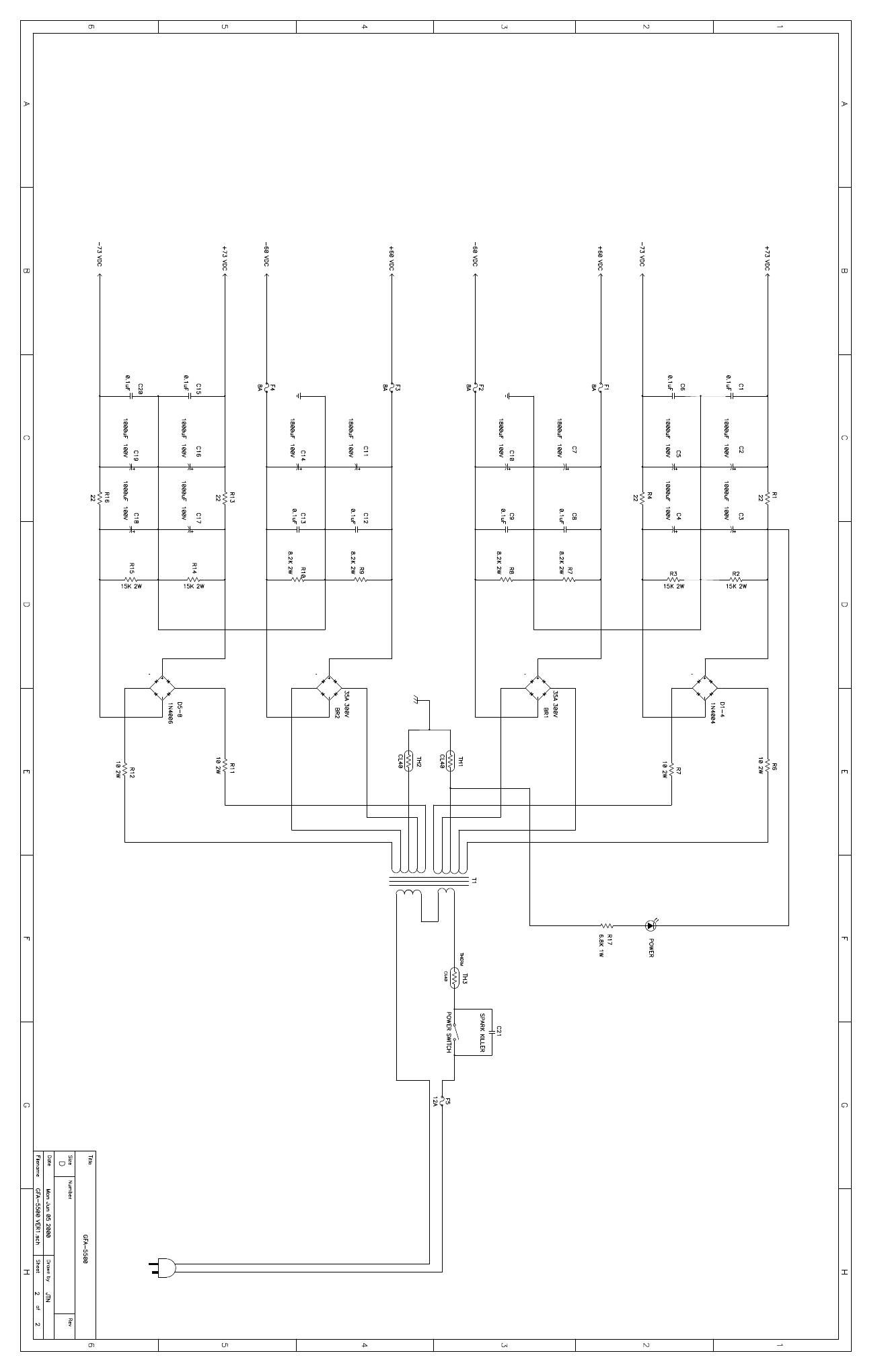 adcom gfa 5500 schematic