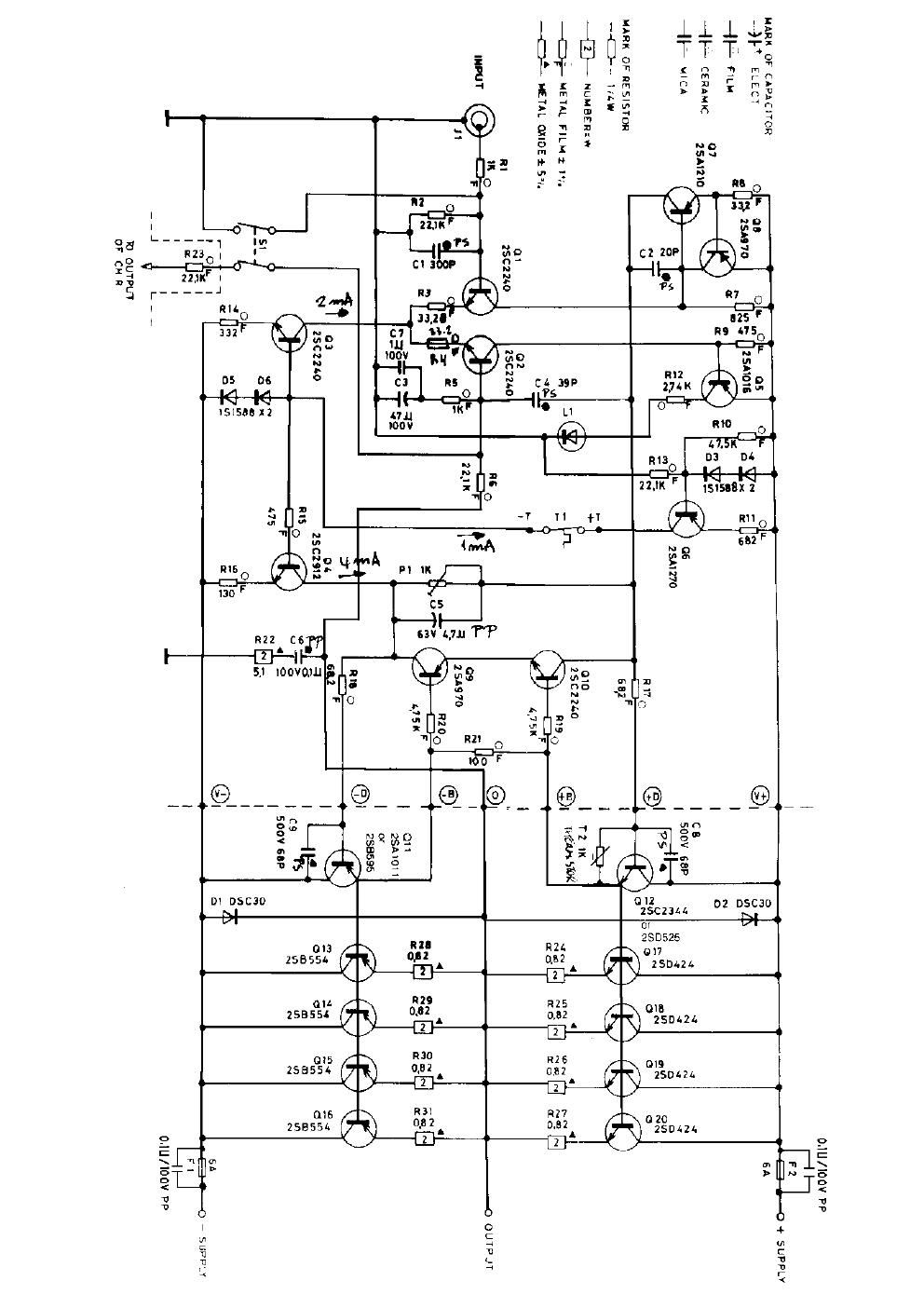 adcom gfp 555 schematic