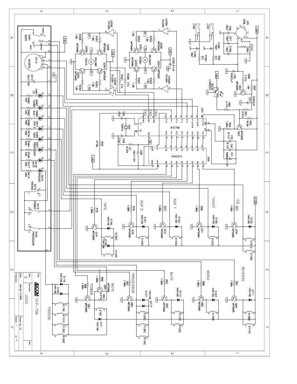 adcom gfp 750 schematic
