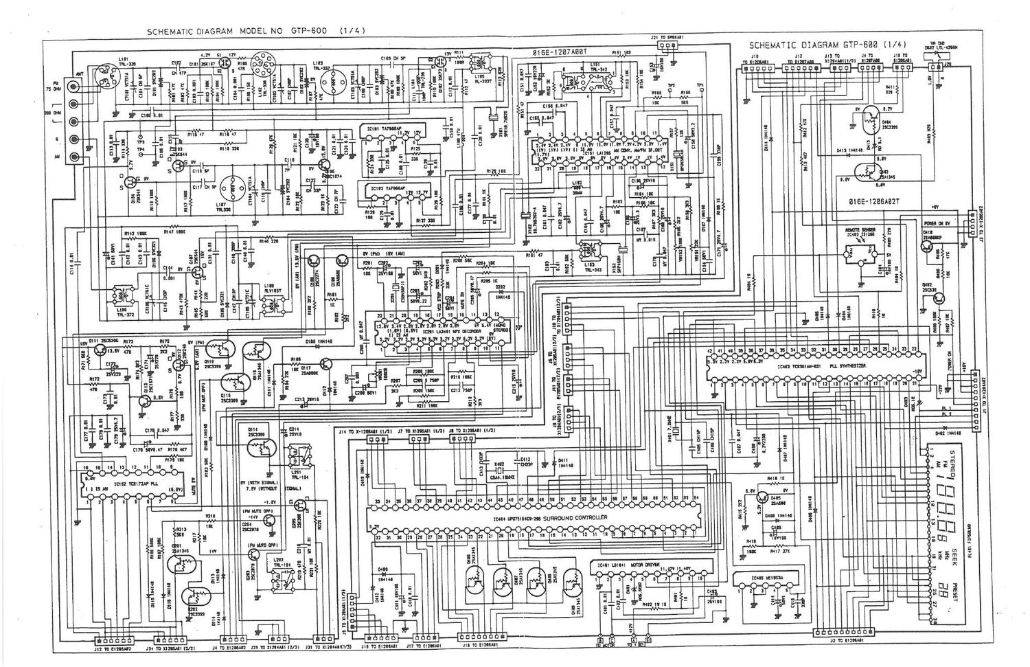 adcom gtp 600 schematic