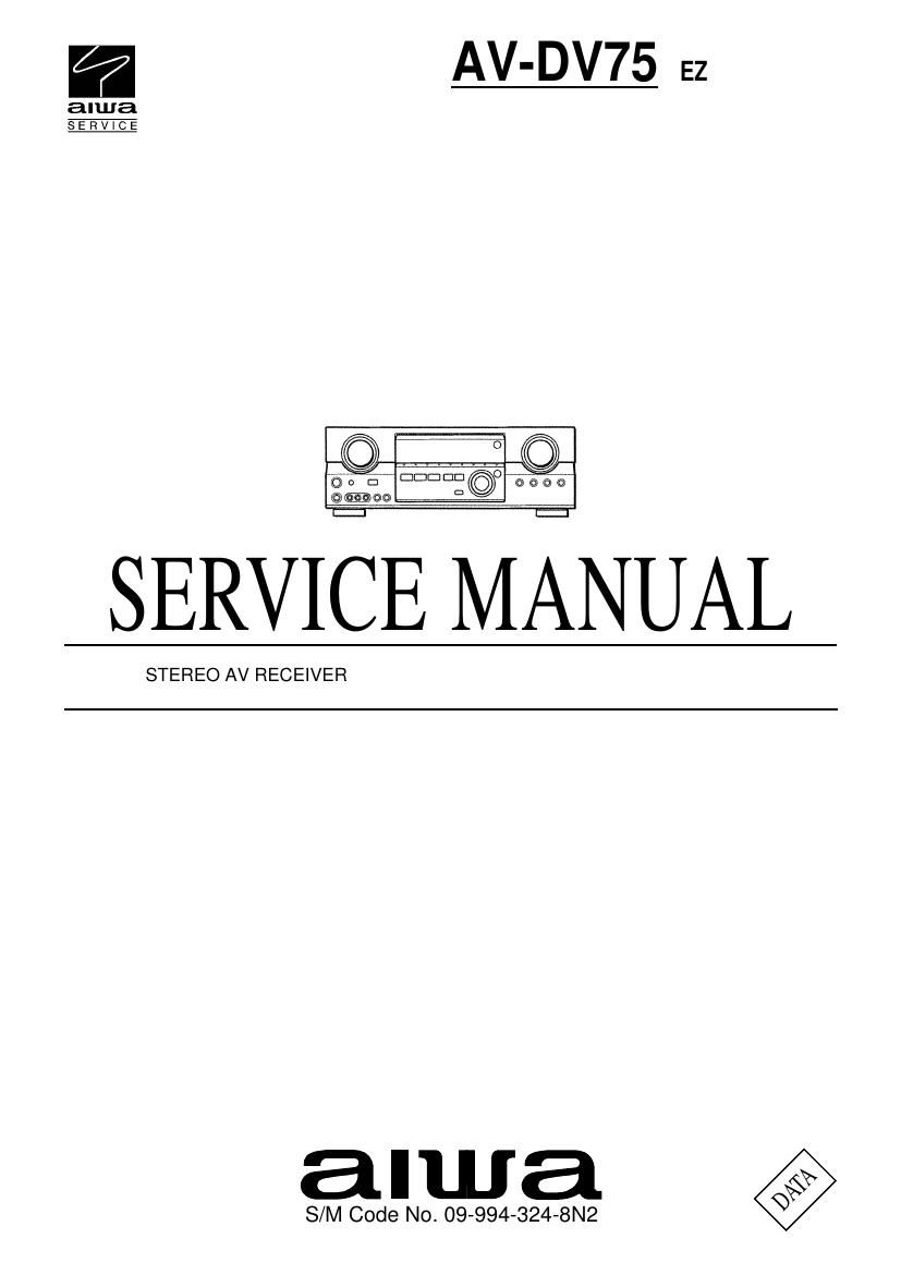 Aiwa AV DV75 Service Manual