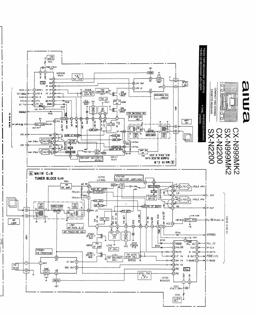 aiwa cx n2200 n999mk2