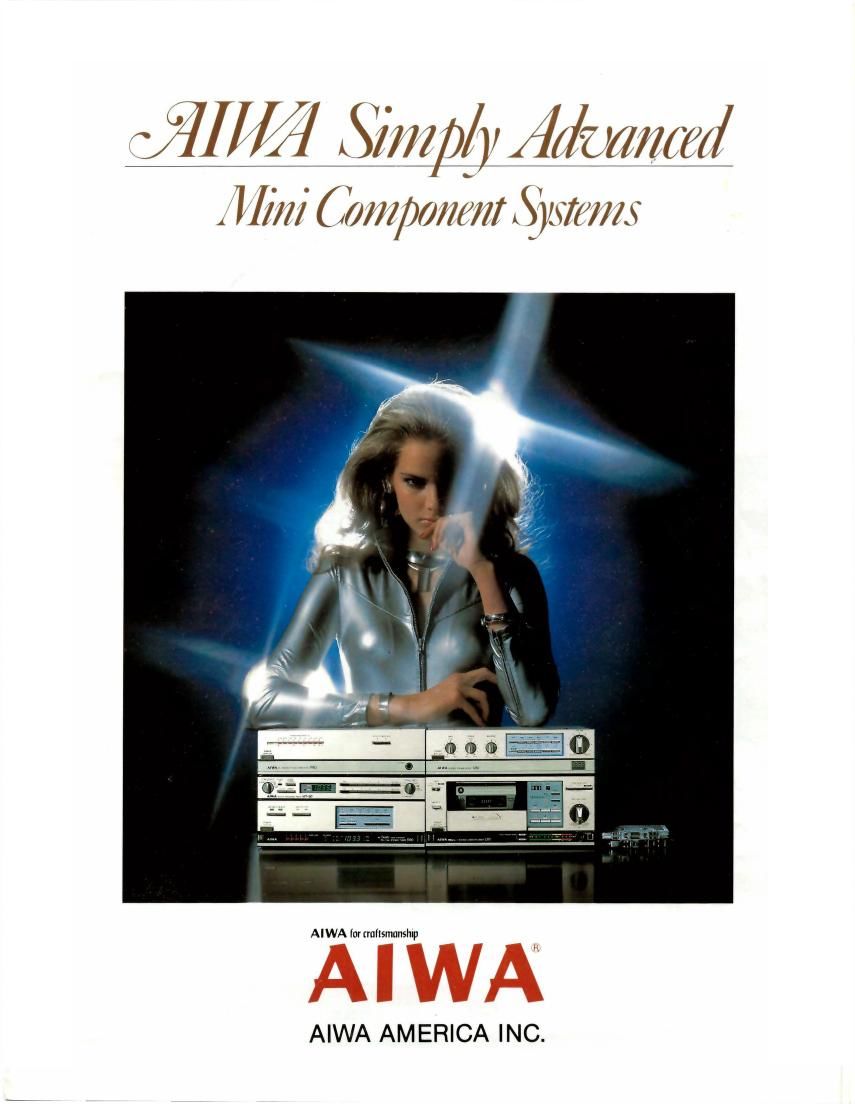 Aiwa Mini Component Systems Catalog 1981