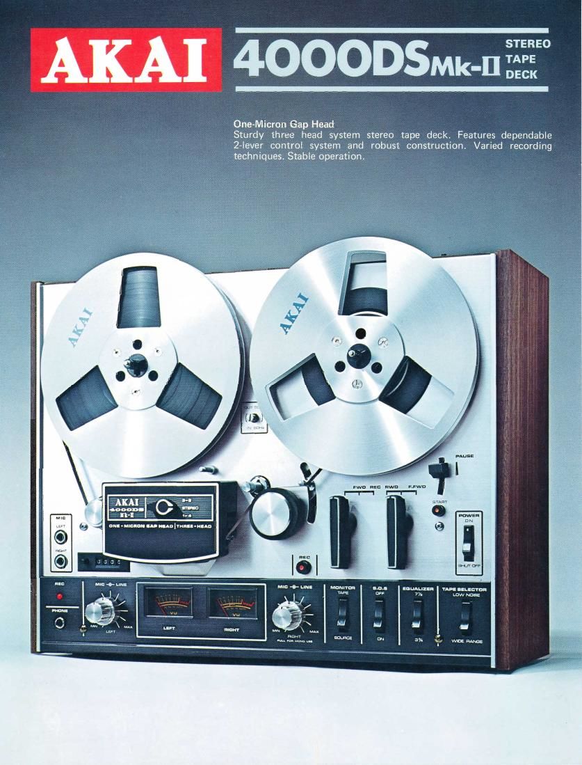 Akai 4000 DS mk II Brochure