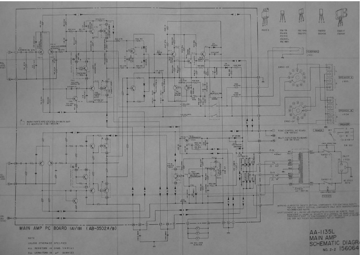 Akai AA 1135 L Schematic