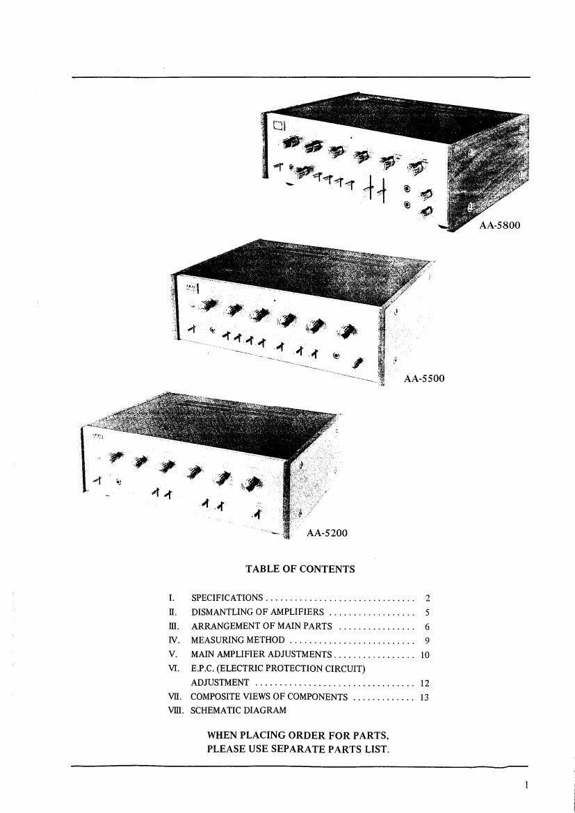 Akai AA 5000 Service Manual