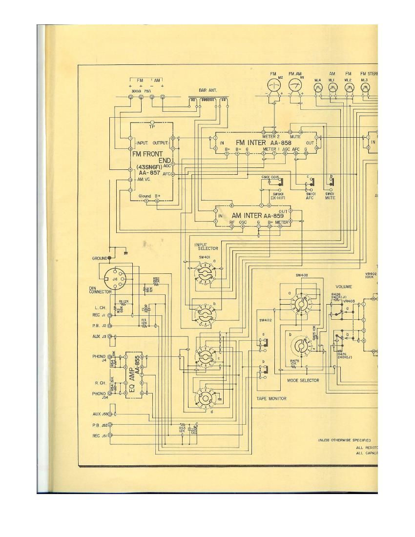 Akai AA 8500 Schematic