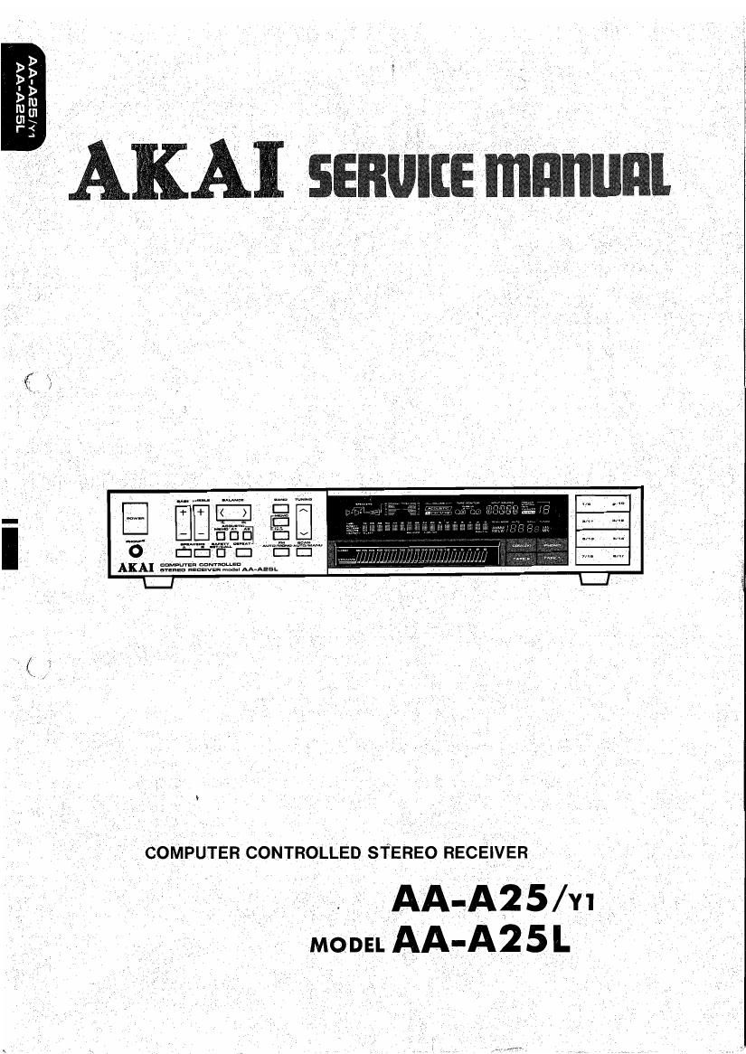 Akai AAA 25 AAA 25 L Service Manual