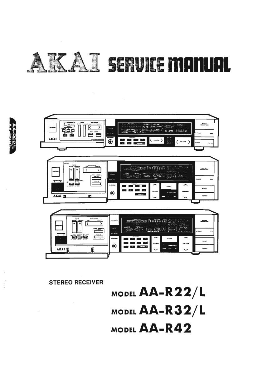 Akai AAR 22 L 32 L 42 Service Manual