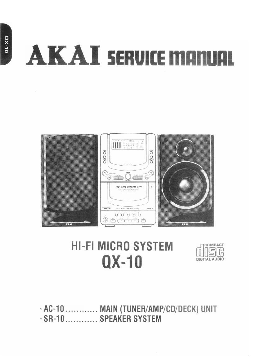 Akai AC 10 Service Manual