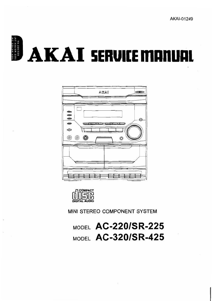 Akai AC 220 AC 320 Service Manual