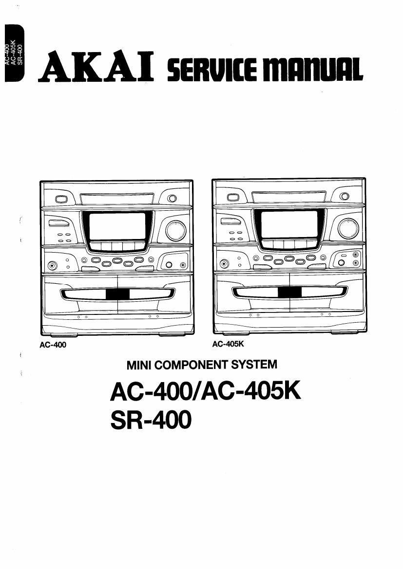 Akai AC 400 Service Manual