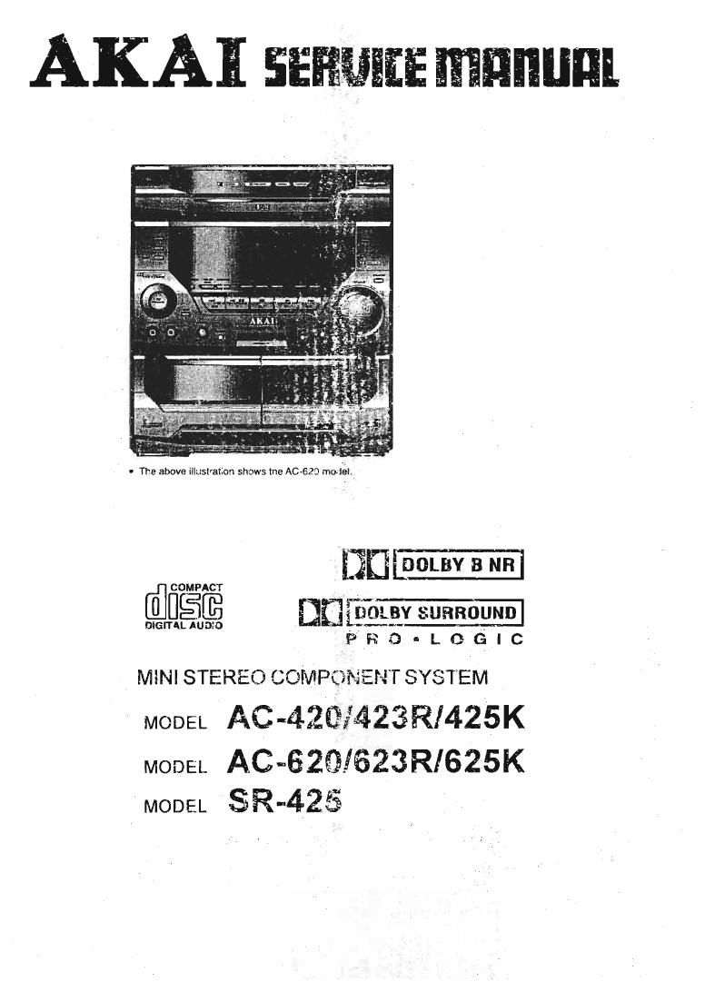 Akai AC 420 Service Manual