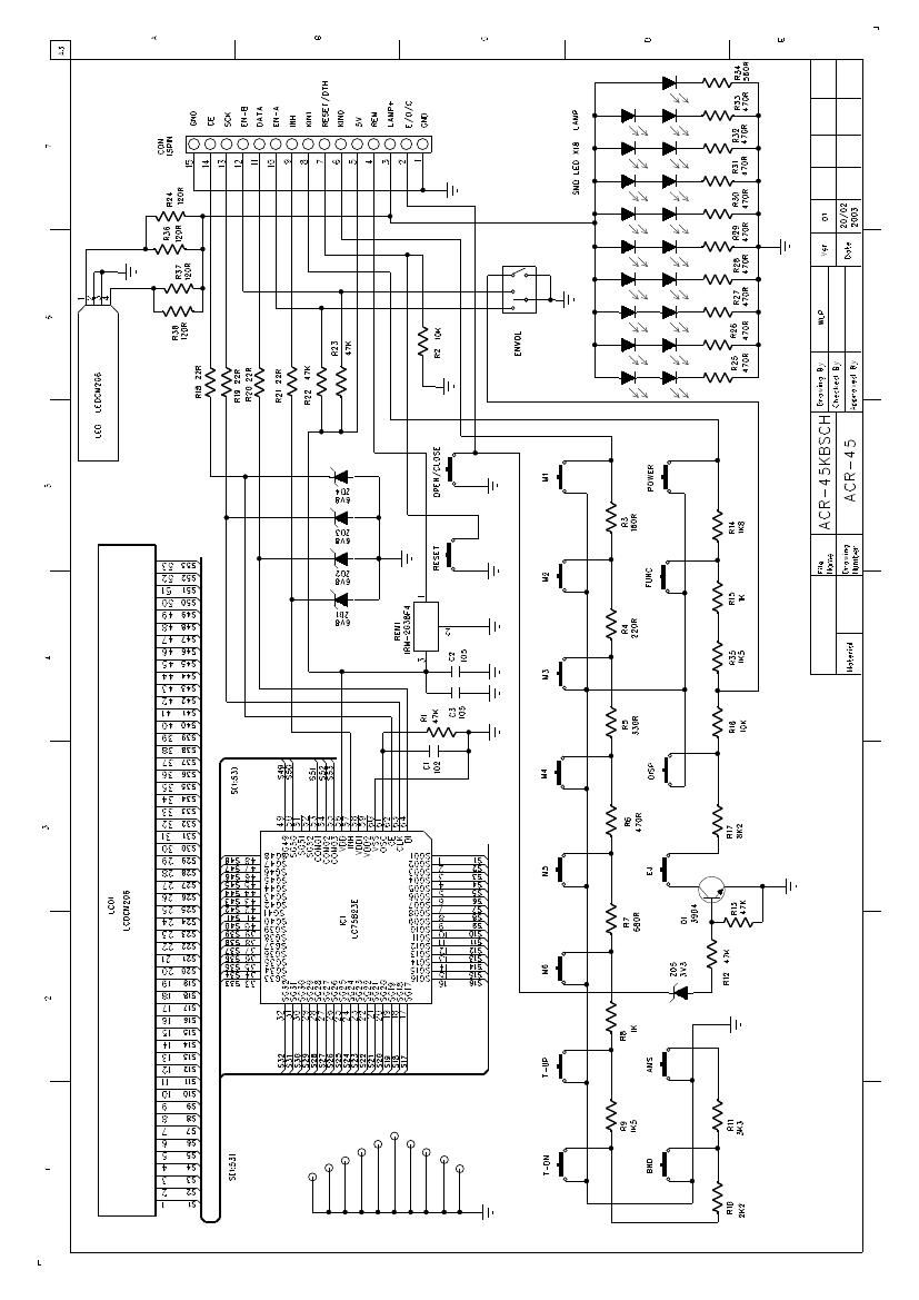 Akai ACR 45 Schematic