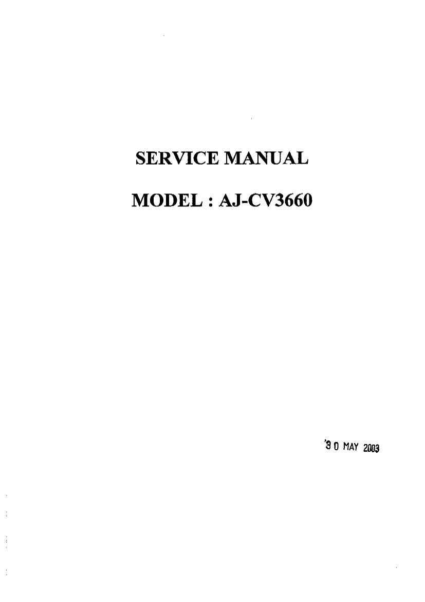 Akai AJC V 3660 Service Manual