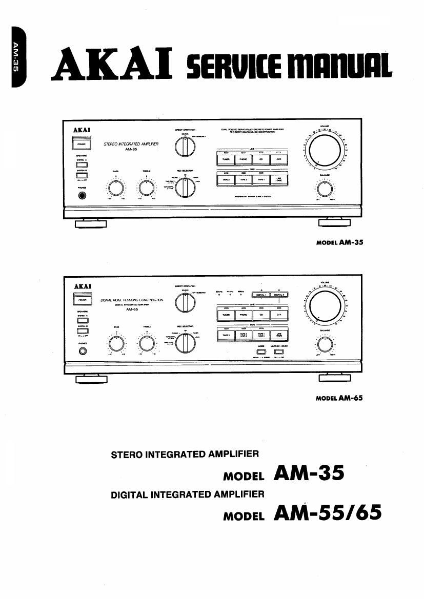 Akai AM 35 Service Manual