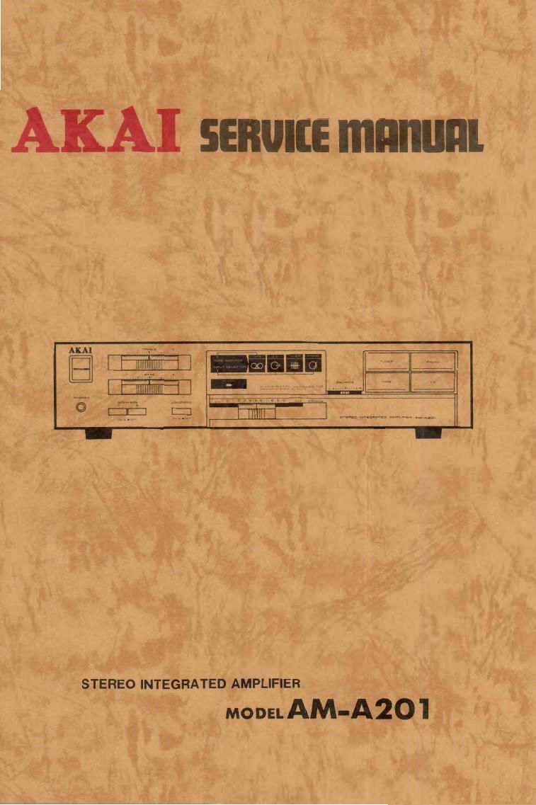 Akai AM A201 Service Manual