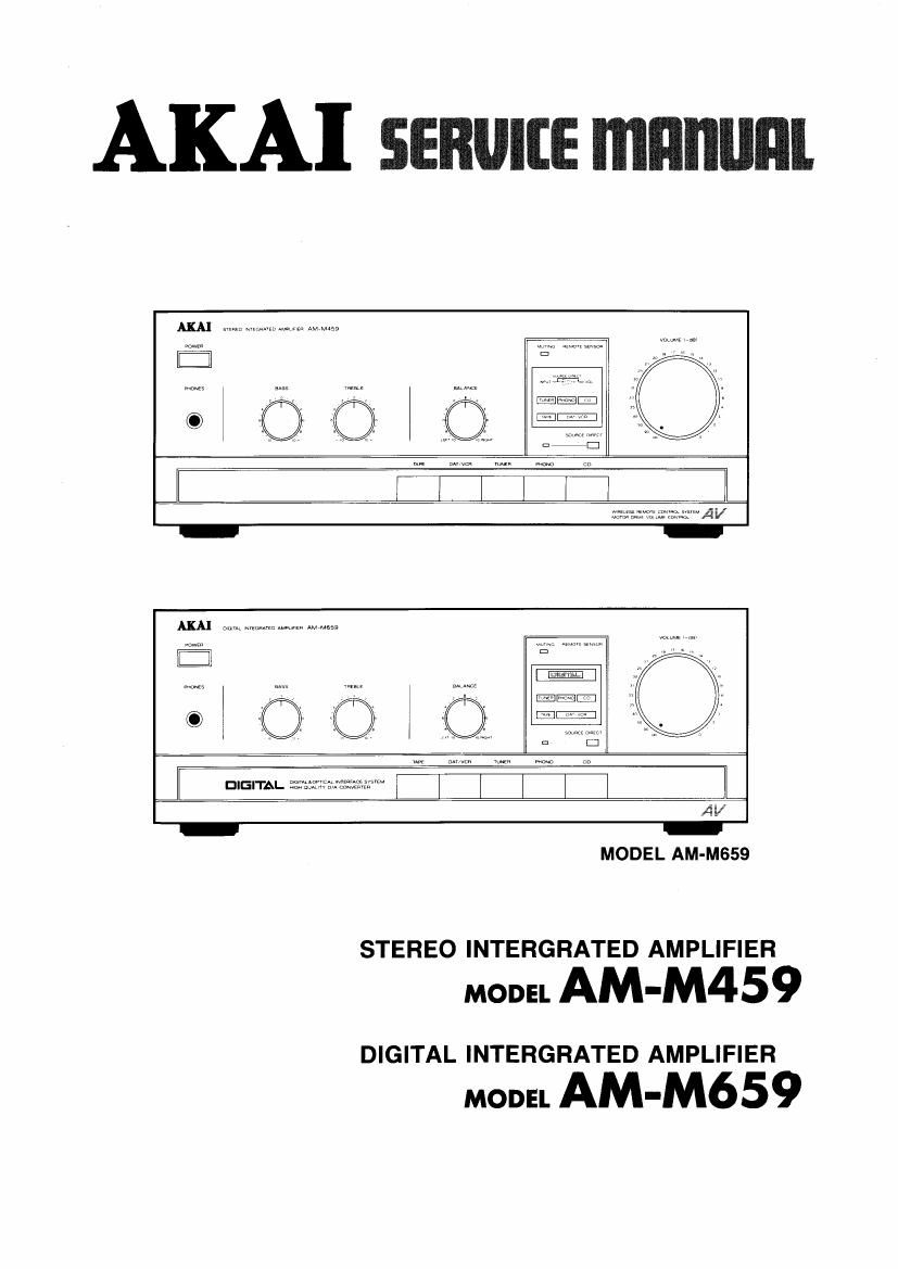 Akai AM M459 Service Manual