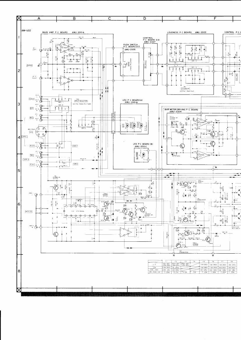 Akai AM U02 Schematic