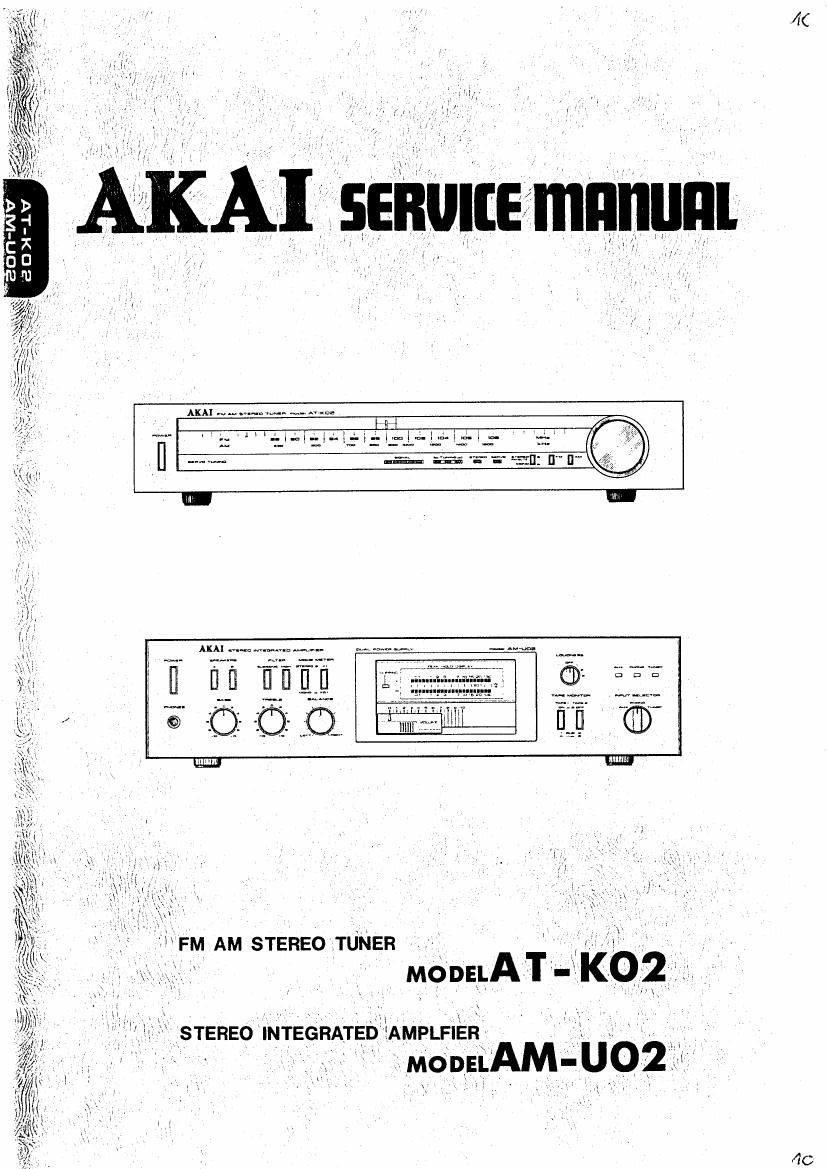 Akai AM U02 Service Manual