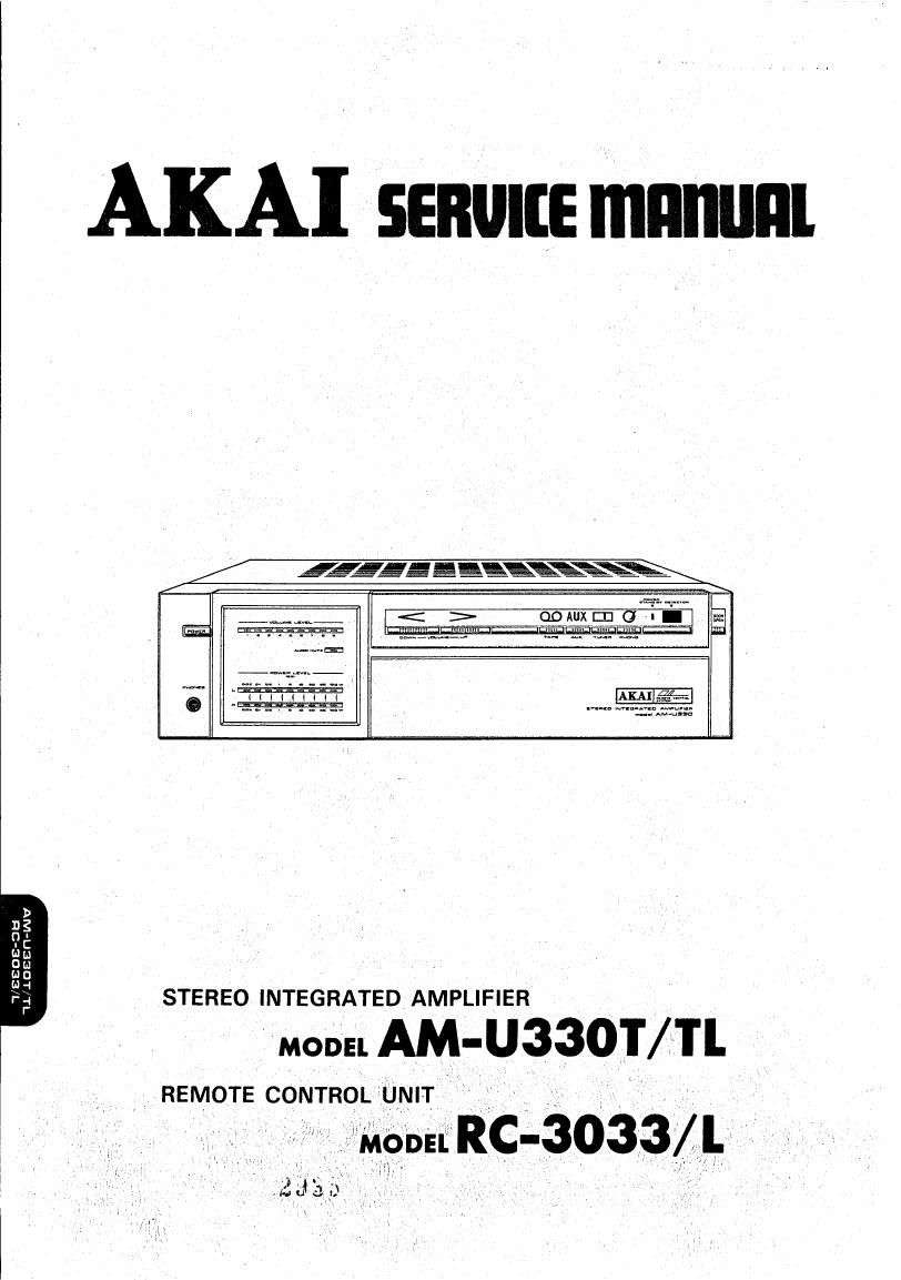Akai AM U330 TTL Service Manual